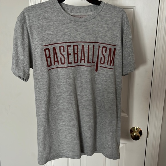 Grey Baseballism T-shirt - Picture 1 of 2
